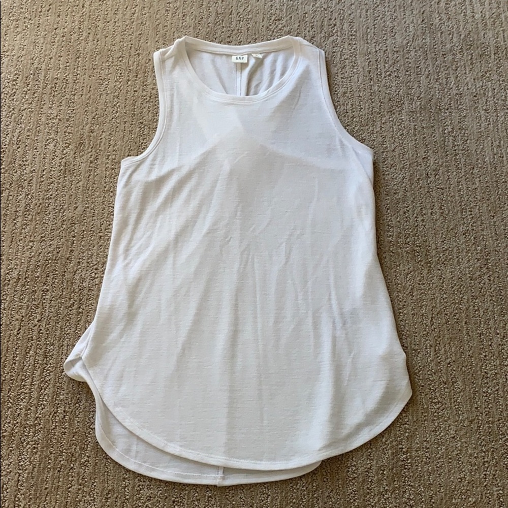 GAP White Tank Top Size XS NWOT